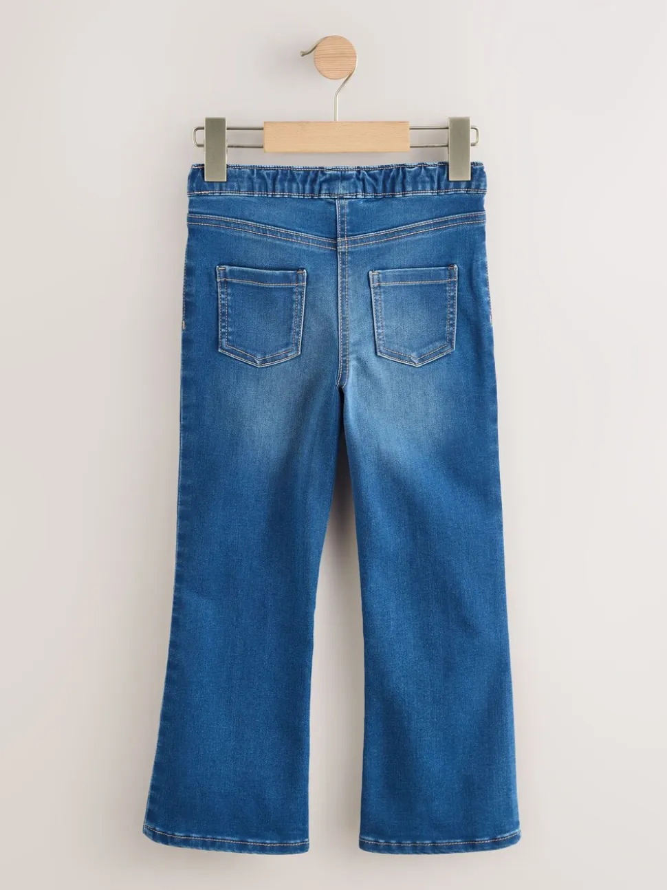 Normaal blauw - Pull-on flare jeans (3-16jr)