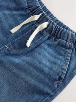 Normaal blauw - Shorts met trekkoord (3mnd-7jr)