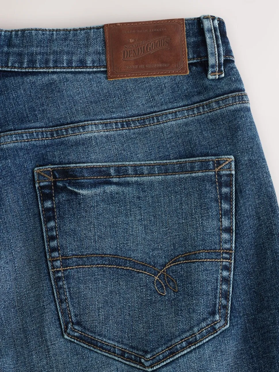 Normaal blauw - Slim Fit - Signature Selvedge Denim Jeans