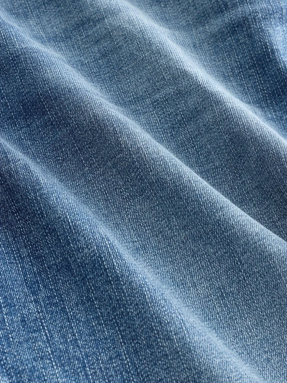 Normaal blauw - Straight fit - Authentieke stretch denim jeans