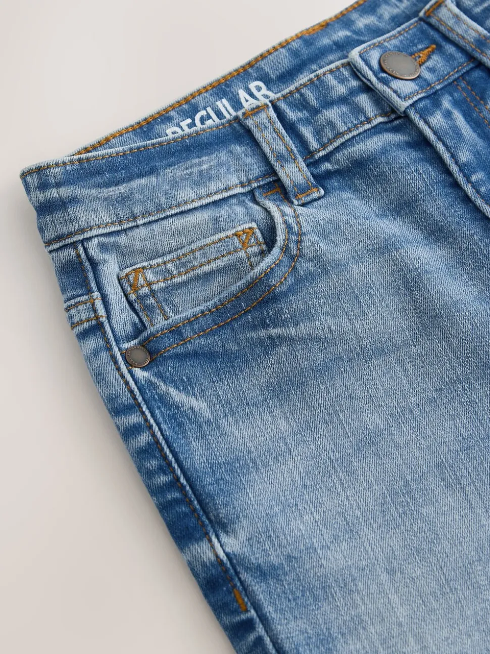 Normaal blauw - Stretchjeans (3-17jr)