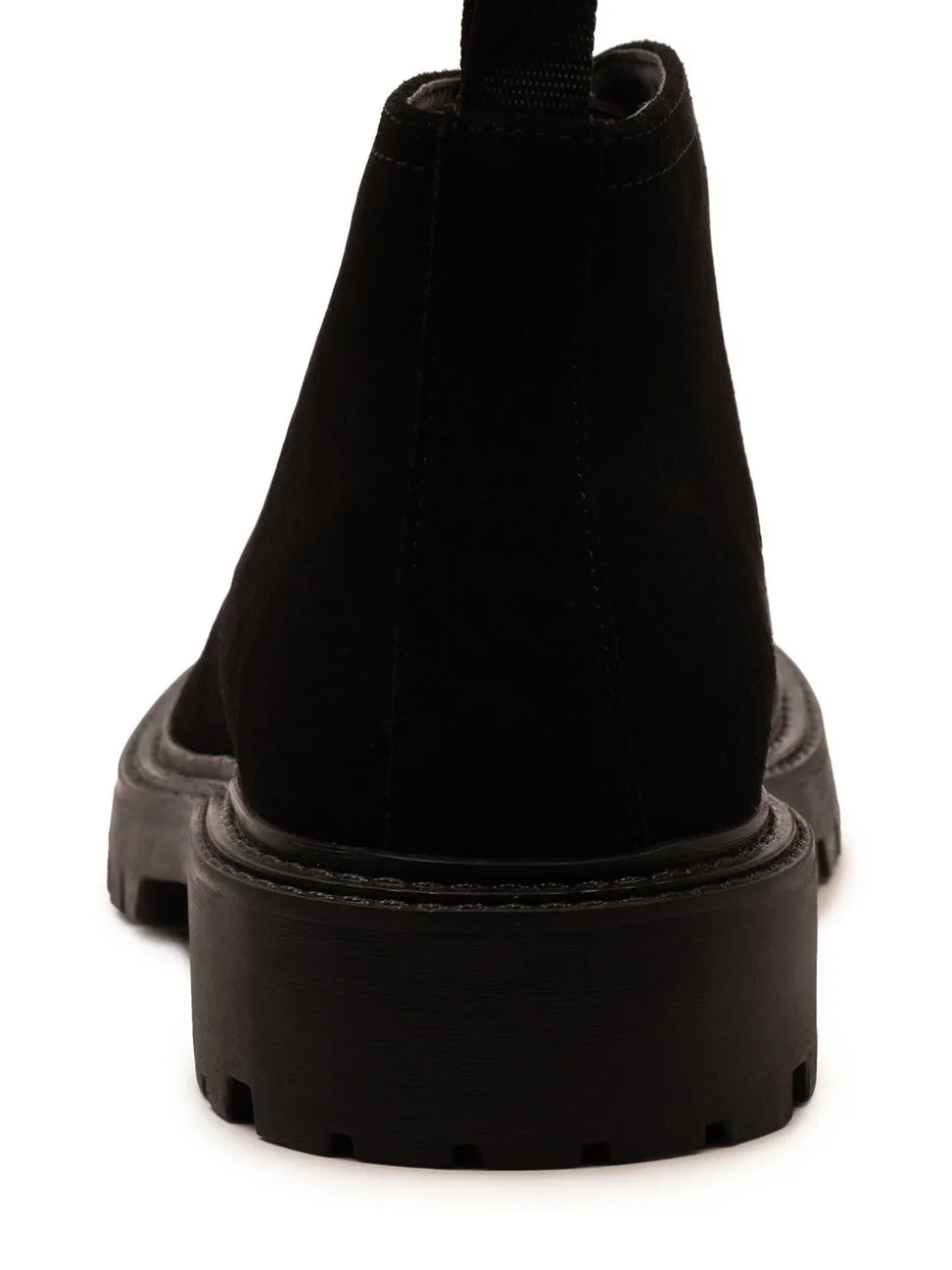 Off The Hook Axel Suede Chukka Ankle Lace-Up Black Boots