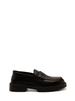 Off The Hook Bowie Leather Elevated Loafers