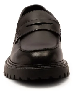 Off The Hook Bowie Leather Elevated Loafers