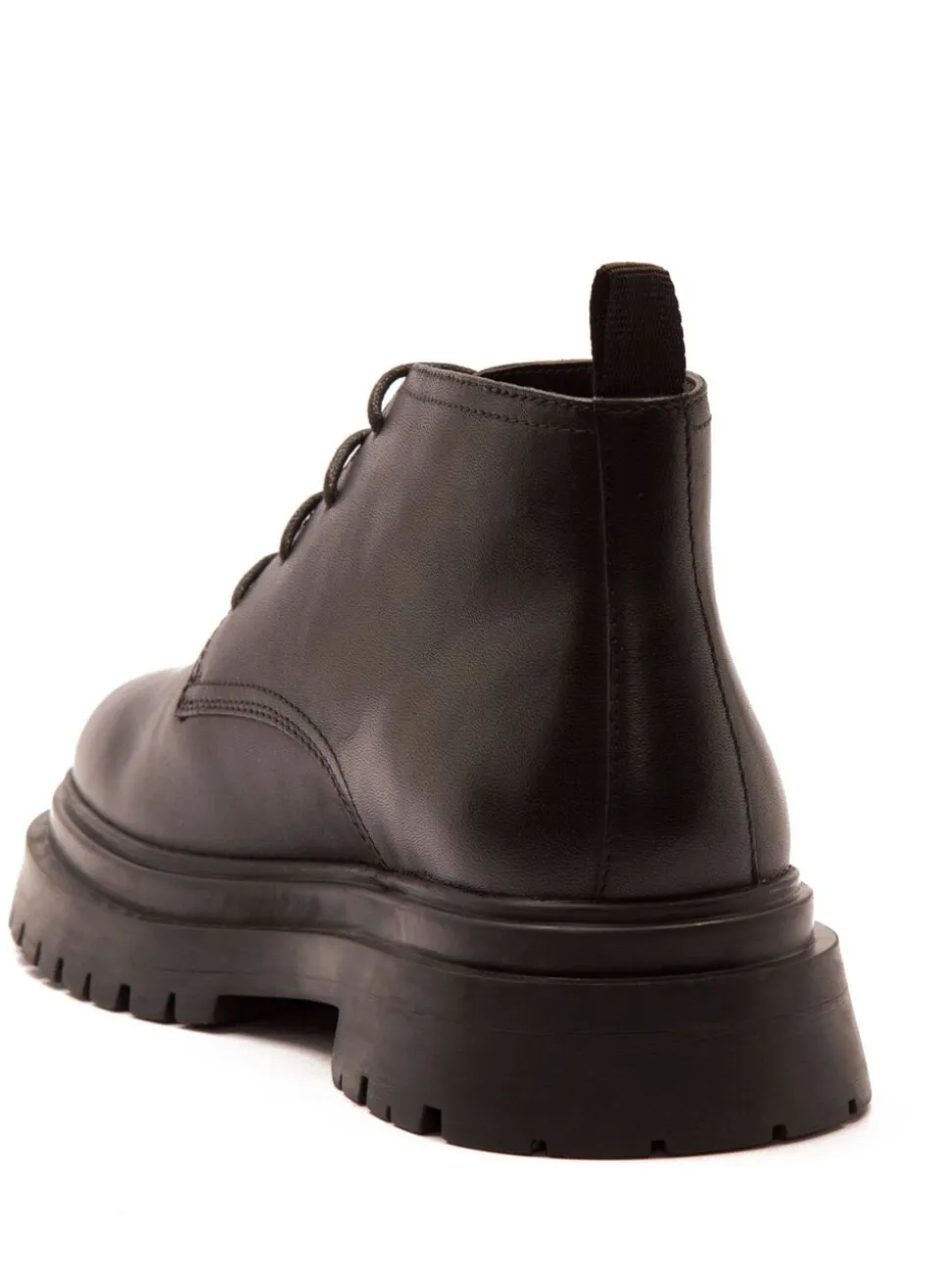 Off The Hook Hardrock Leather Lace-Up Chukka Ankle Boots