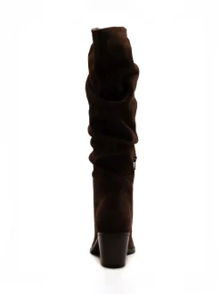 Off The Hook Muswell Suede Knee High Slouch Boots