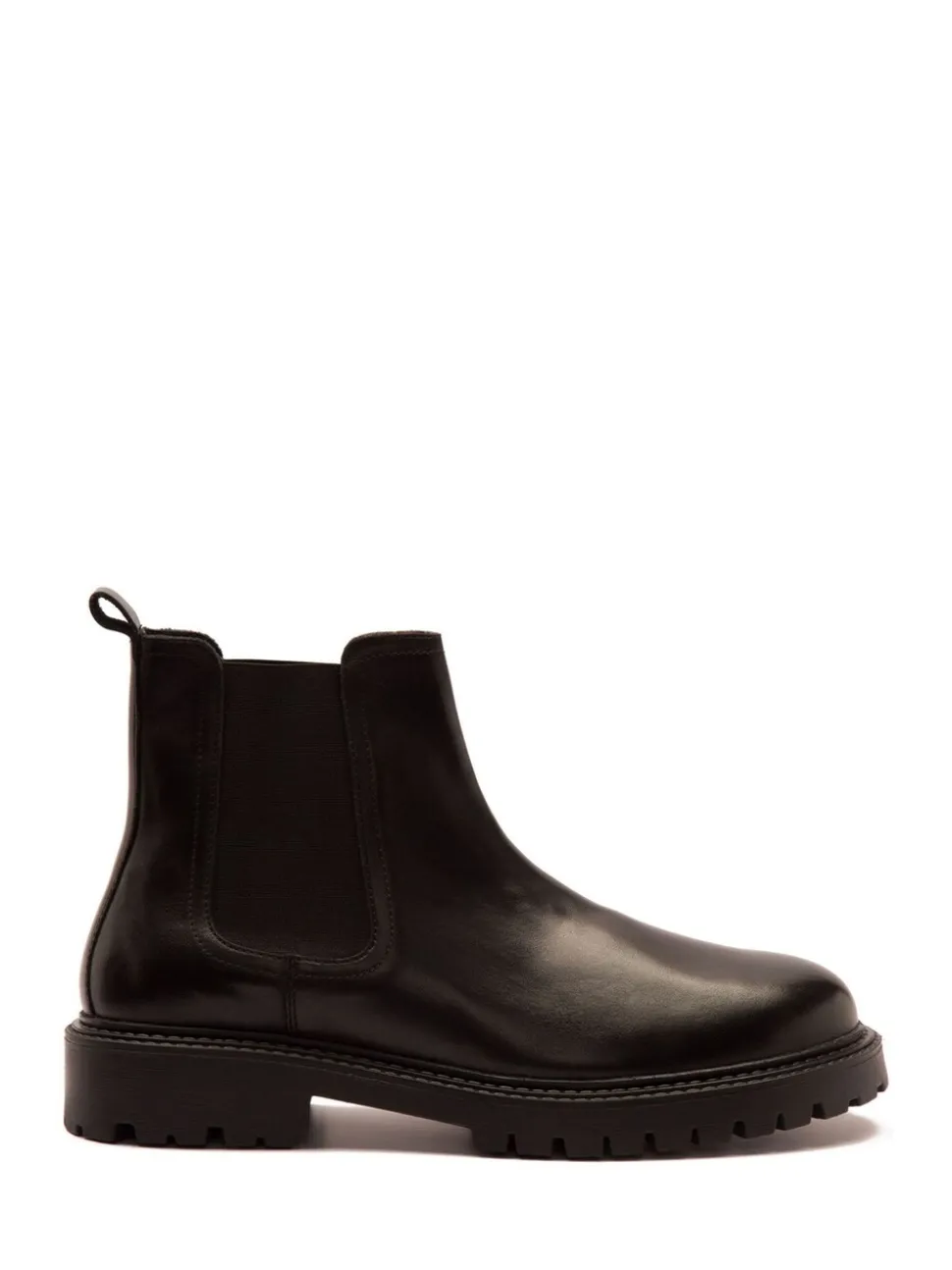 Off The Hook Ozzy High Heel Leather Ankle Chelsea Boots