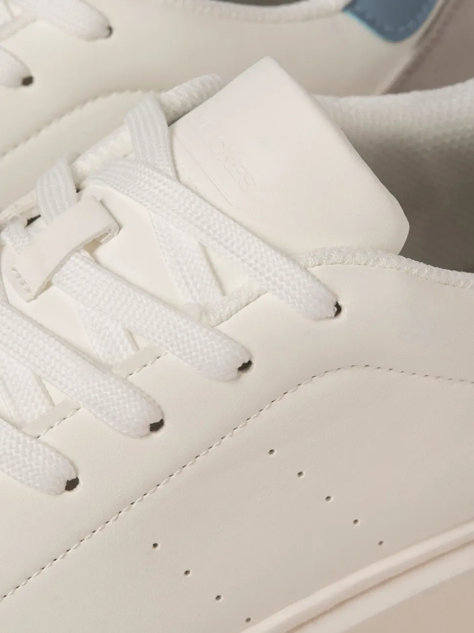Off White - JACK & JONES Chunky Sole PU Trainers