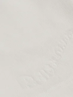 Off White - Reiss Perry Cotton Brand-Embroidered Shorts