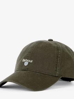 Olijfgroen - Barbour® Cascade Sports logopet