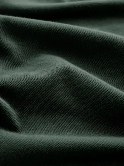 Olijfgroen - Normale Pasvorm - Piqué poloshirt met korte mouwen