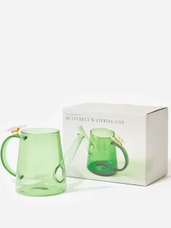 Oliver Bonas Butterfly Glass Watering Can