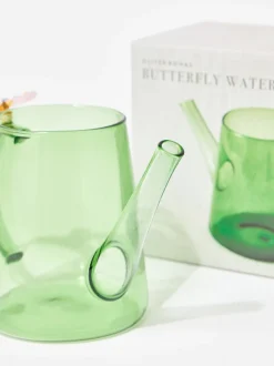 Oliver Bonas Butterfly Glass Watering Can