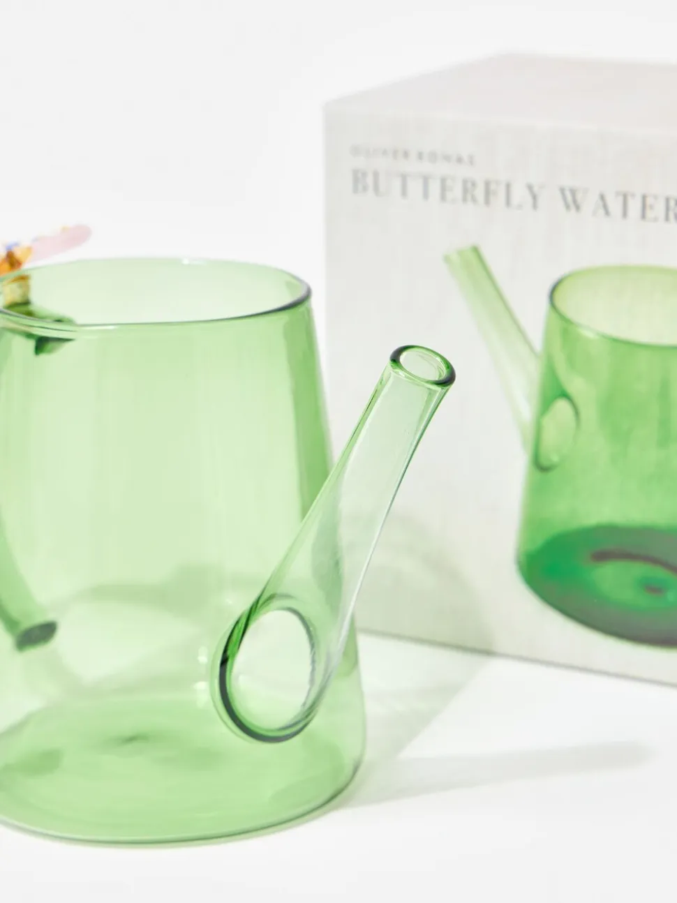 Oliver Bonas Butterfly Glass Watering Can