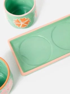 Oliver Bonas Set of 3 Flor Mini Plant Pots