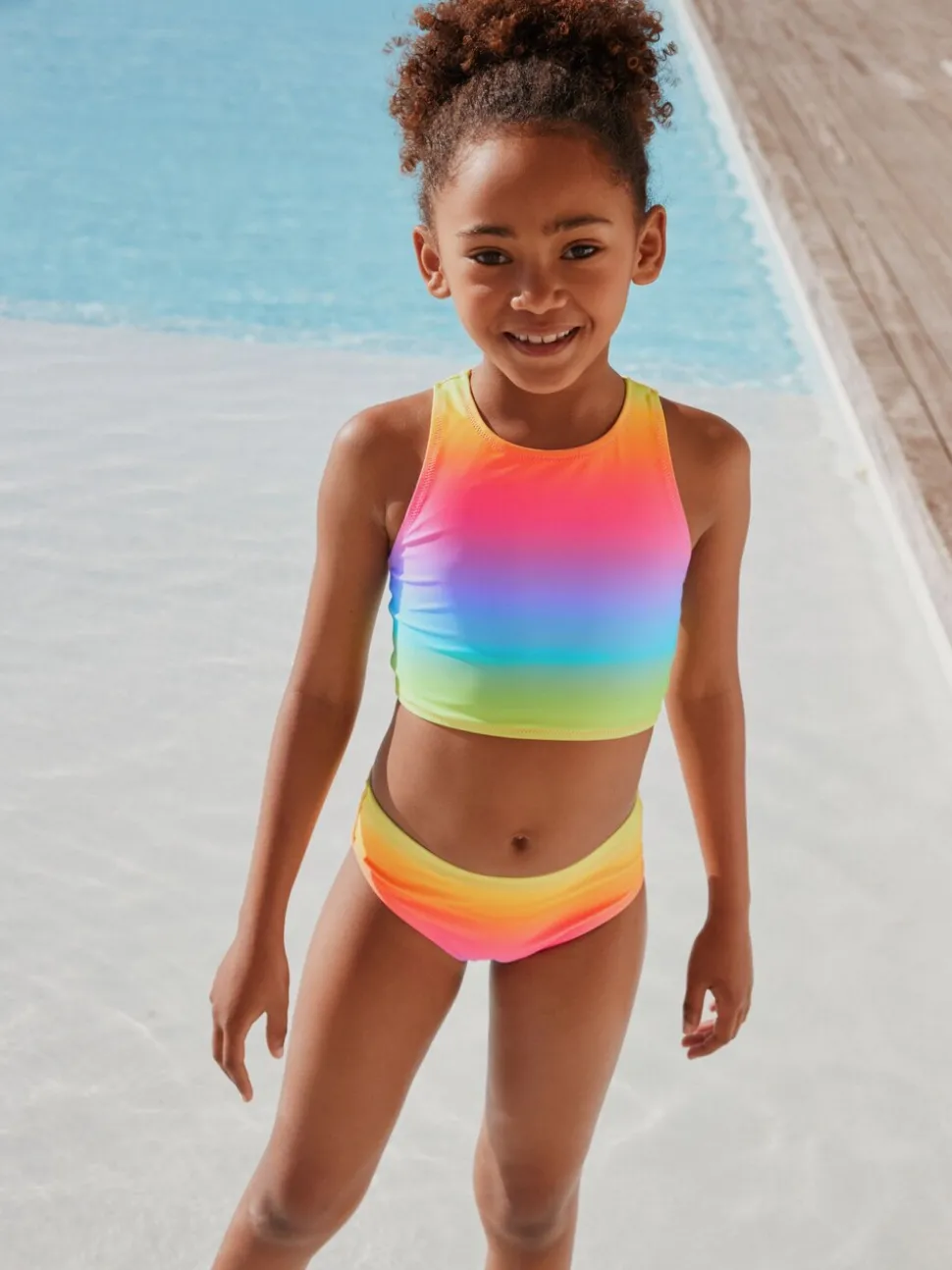 Ombré regenboog - Bikini (3-16 jr)