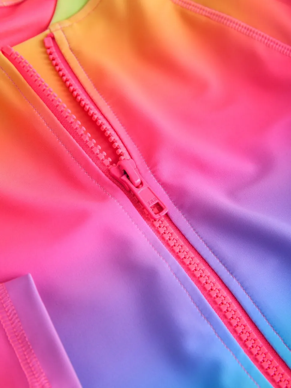 Ombré regenboog - Long Sleeve Sunsafe Swimsuit (3mths-16yrs)