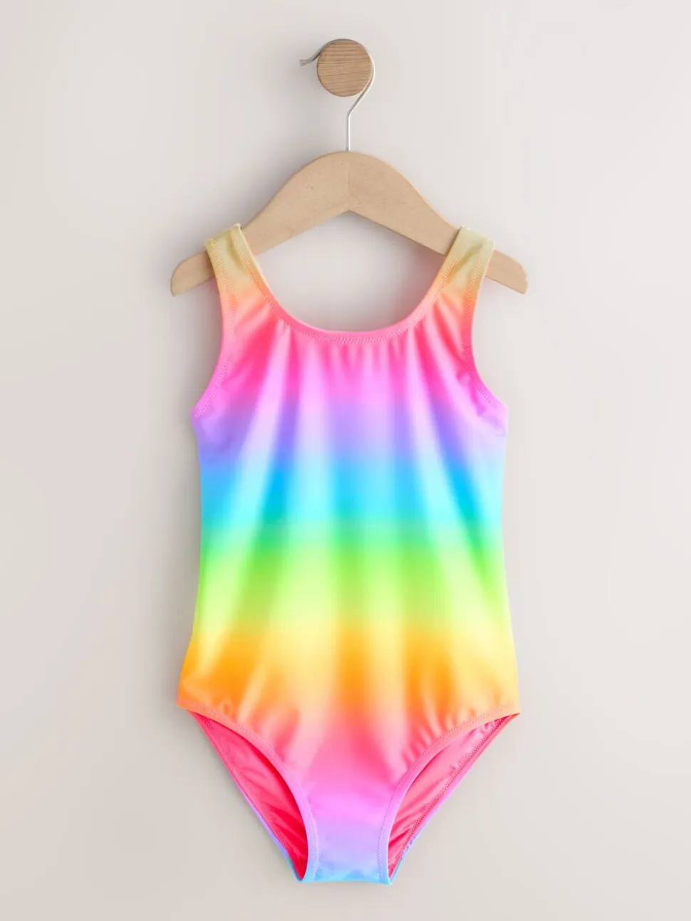 Ombré regenboog - Scoop Neck Swimsuit (3-16yrs)