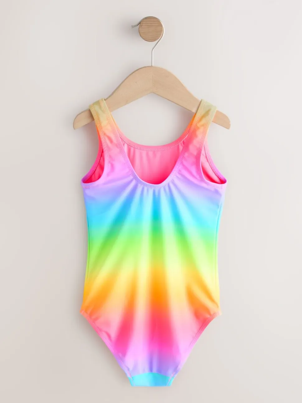 Ombré regenboog - Scoop Neck Swimsuit (3-16yrs)