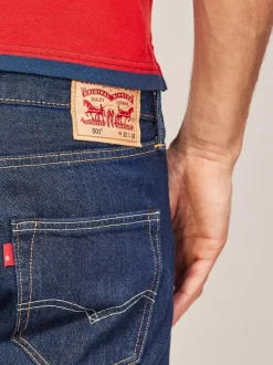 One wash marineblauw met wassing - Levi's® 501® Original jeans