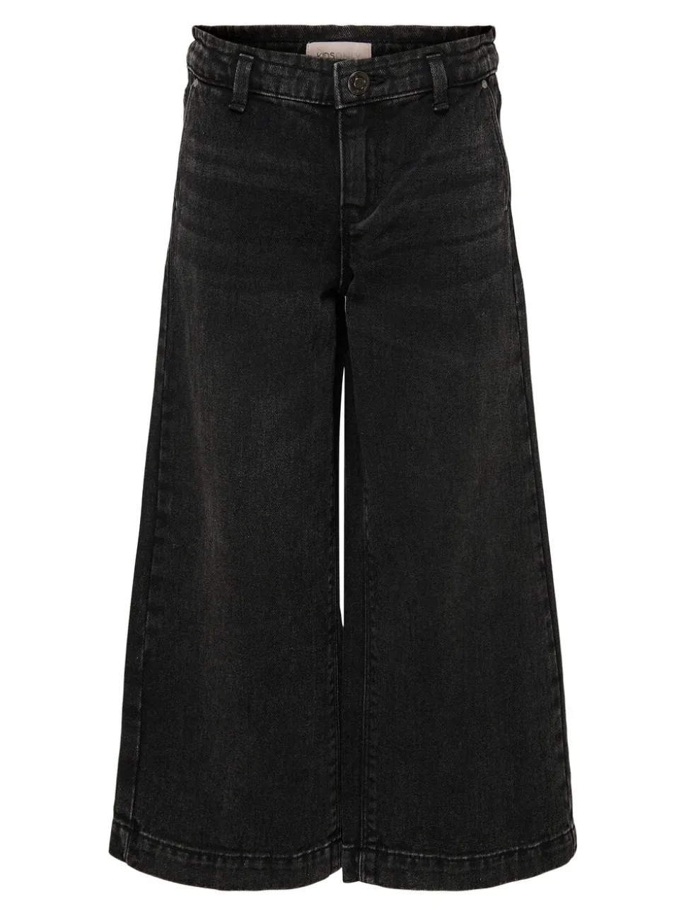 ONLY - Cropped kinderjeans met wijde pijpen