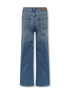 ONLY KIDS Blauwe Comfort Stretch Jeans met Wijde Pijpen