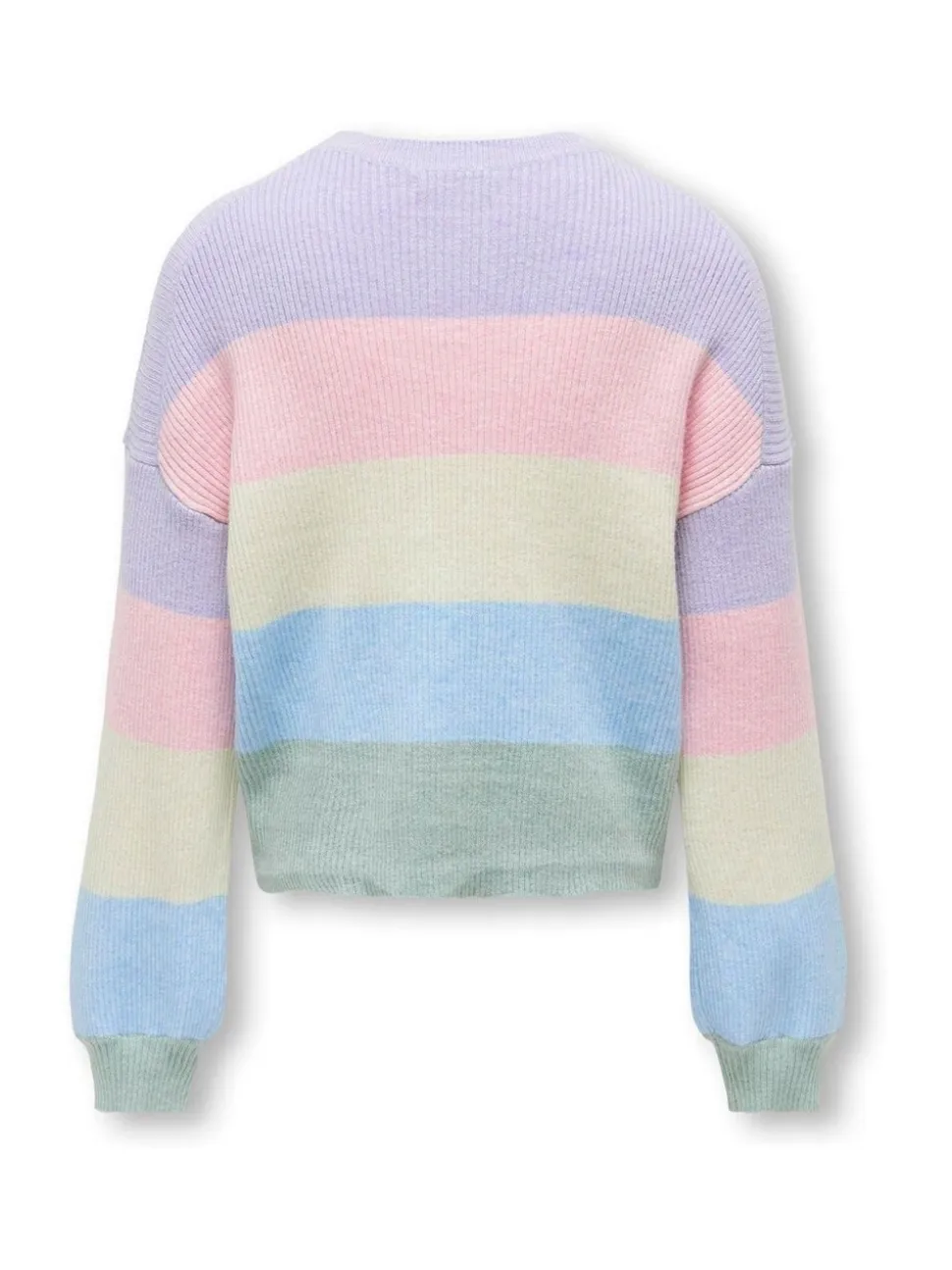 ONLY KIDS Purple Striped Knitted Jumper