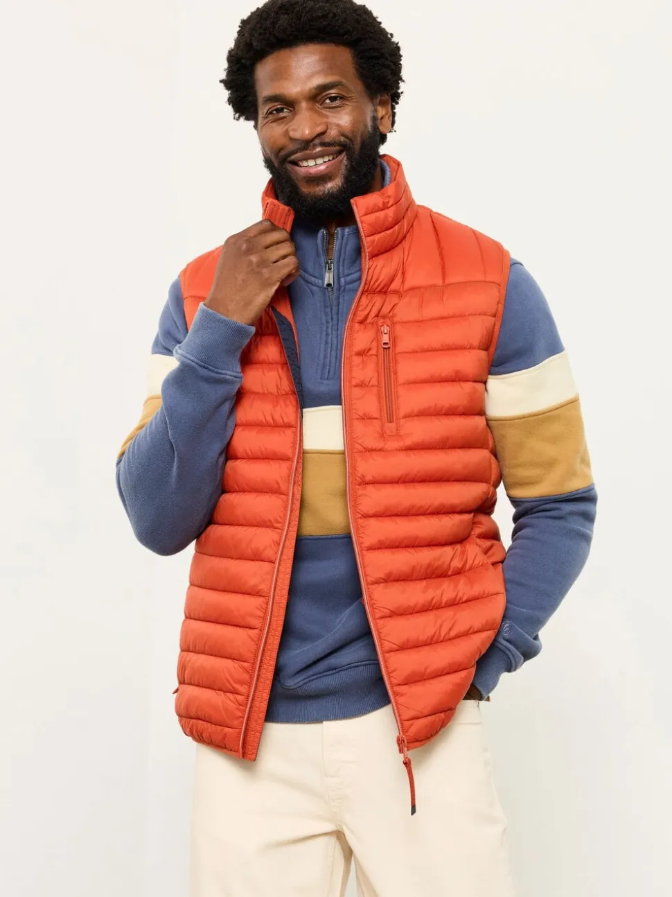 Oranje - FatFace Padded Gilet