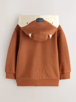 Oranje - Hoodie met ritssluiting (3 mnd-7 jr)
