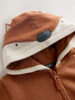 Oranje - Hoodie met ritssluiting (3 mnd-7 jr)
