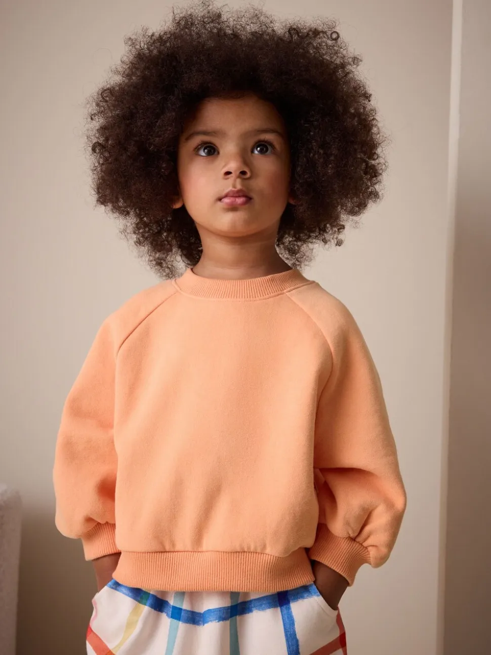 Oranje - Sweatshirt met ronde hals (3 mnd-7 jr)