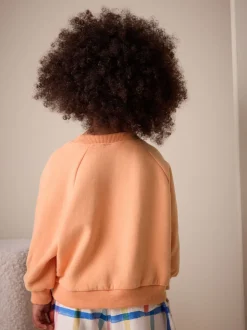 Oranje - Sweatshirt met ronde hals (3 mnd-7 jr)