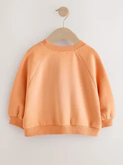 Oranje - Sweatshirt met ronde hals (3 mnd-7 jr)