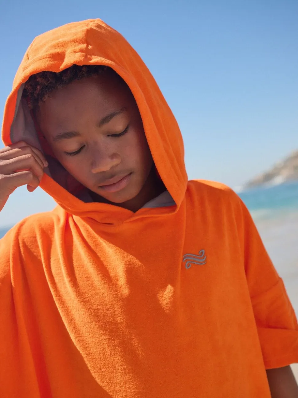 Oranje - Towelling Poncho (3-16yrs)