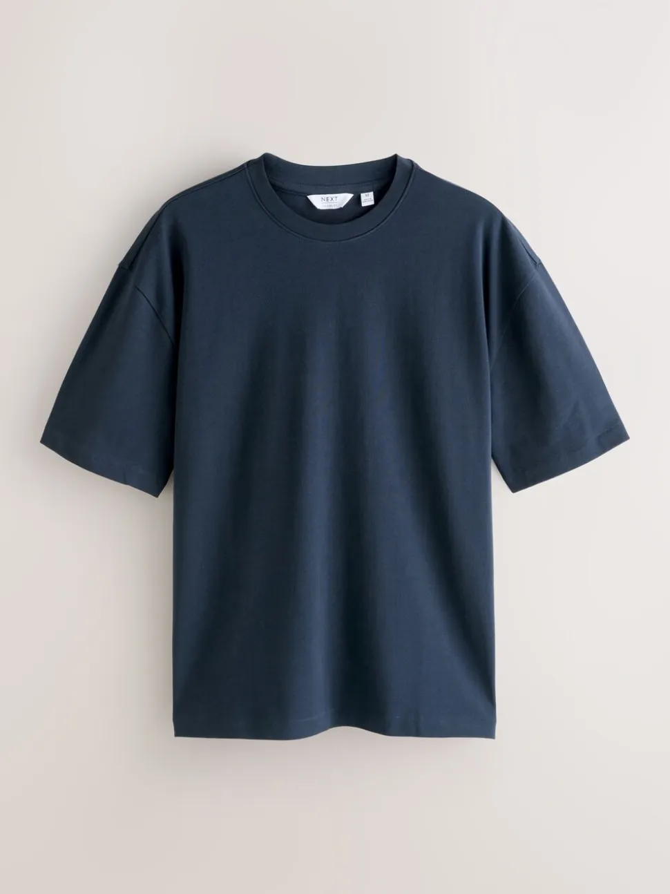 Oranje/Grijs/Groen/Marineblauw/Rood - Set van 5 ruimvallende dikke T-shirts
