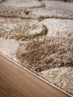 Origin Rugs 3D Scallop Shaggy Rug