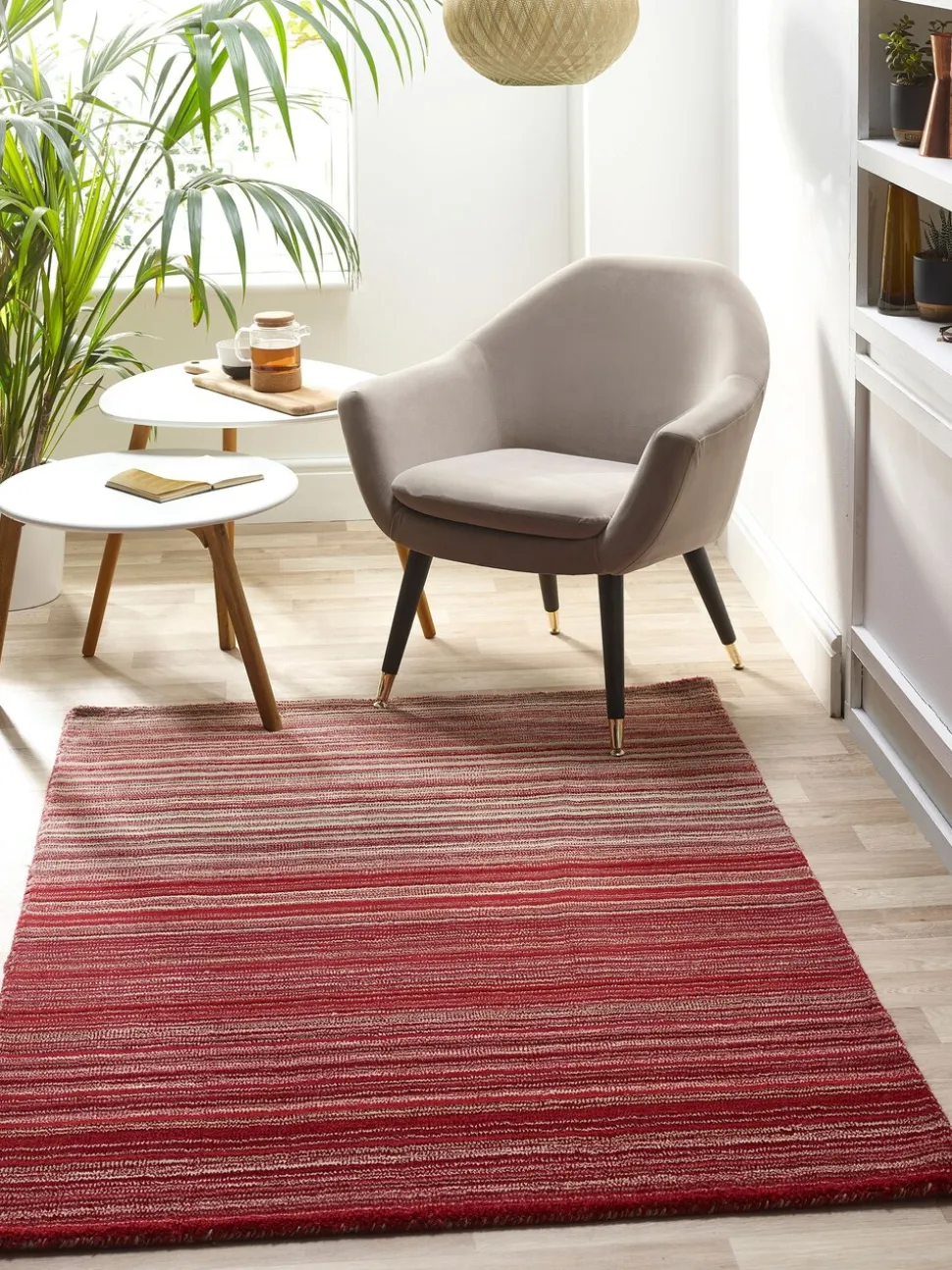Origins Rugs Tapijt met fijne strepen