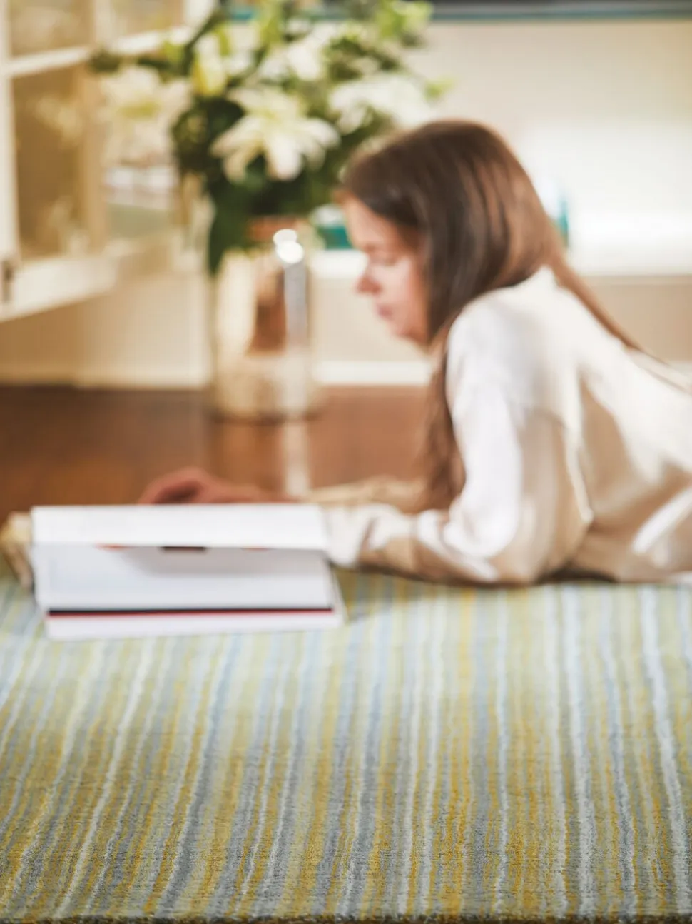 Origins Rugs Tapijt met fijne strepen