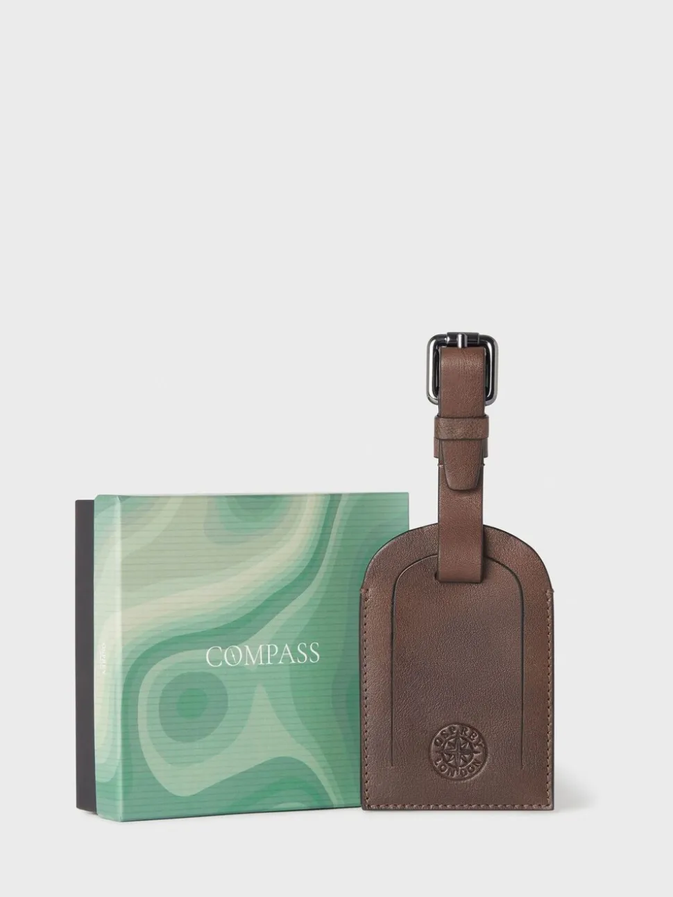 Osprey London The Compass tas van bruin leer