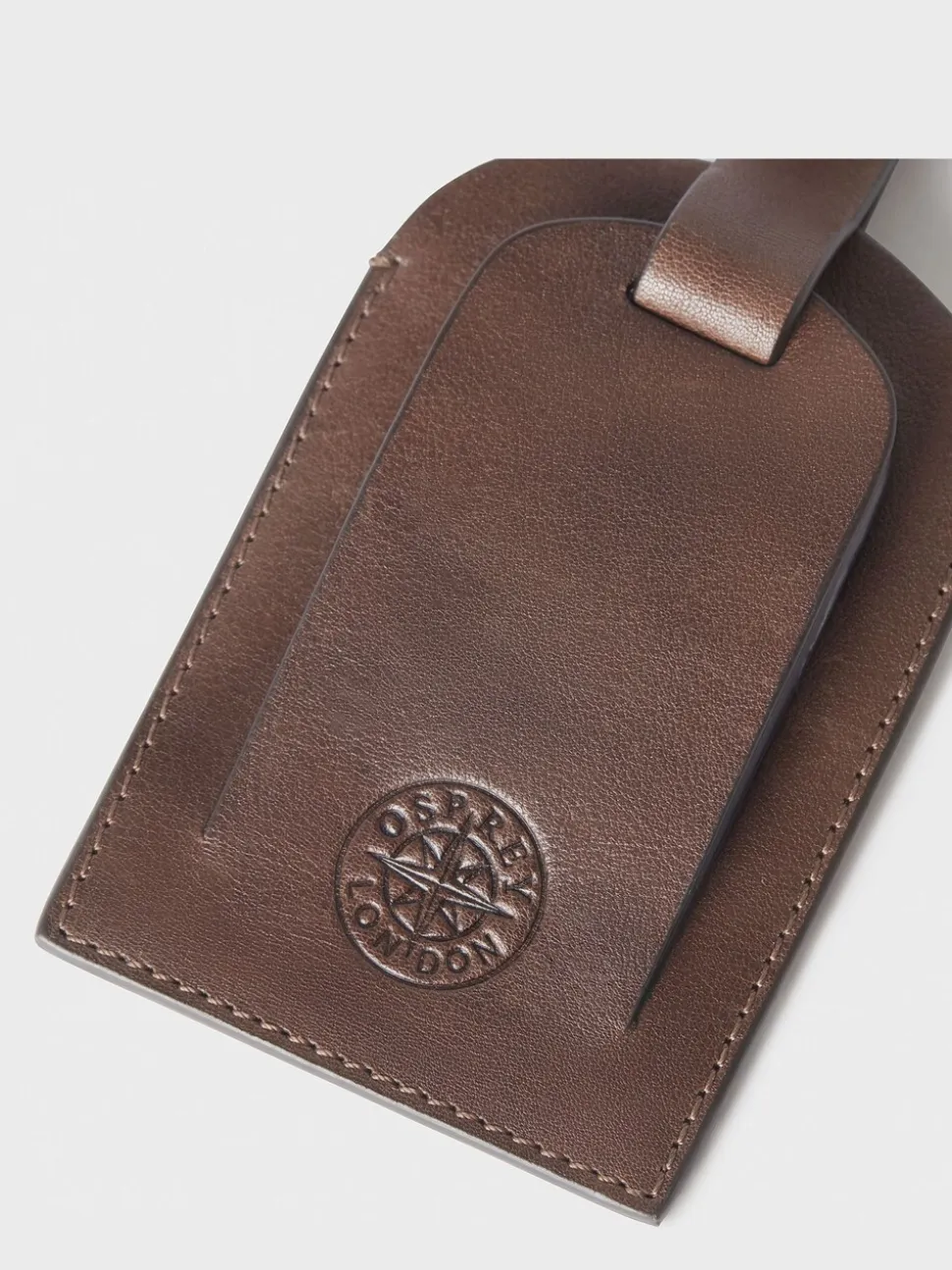 Osprey London The Compass tas van bruin leer