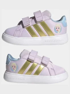 Paars - adidas Disney Frozen Grand Court 3.0 Infant Trainers