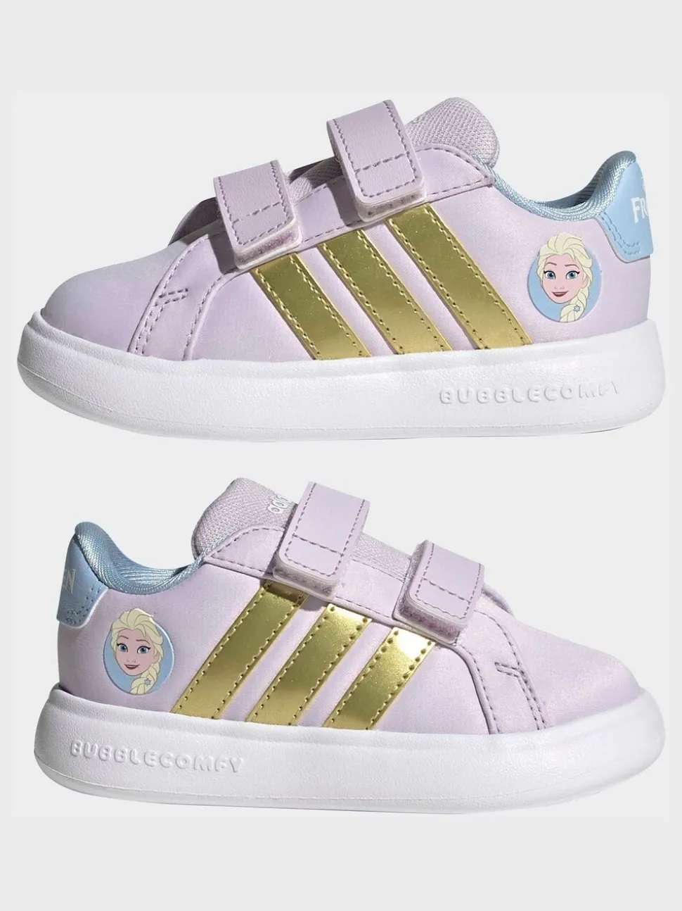 Paars - adidas Disney Frozen Grand Court 3.0 Infant Trainers