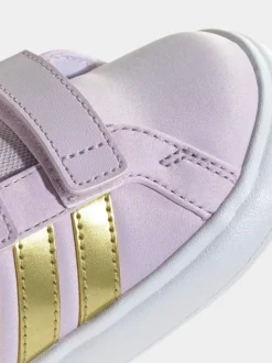 Paars - adidas Disney Frozen Grand Court 3.0 Infant Trainers