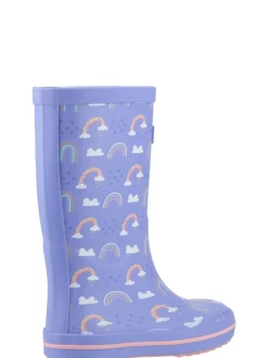 Paars - Cotswolds Charlbury Jnr Wellington Boots