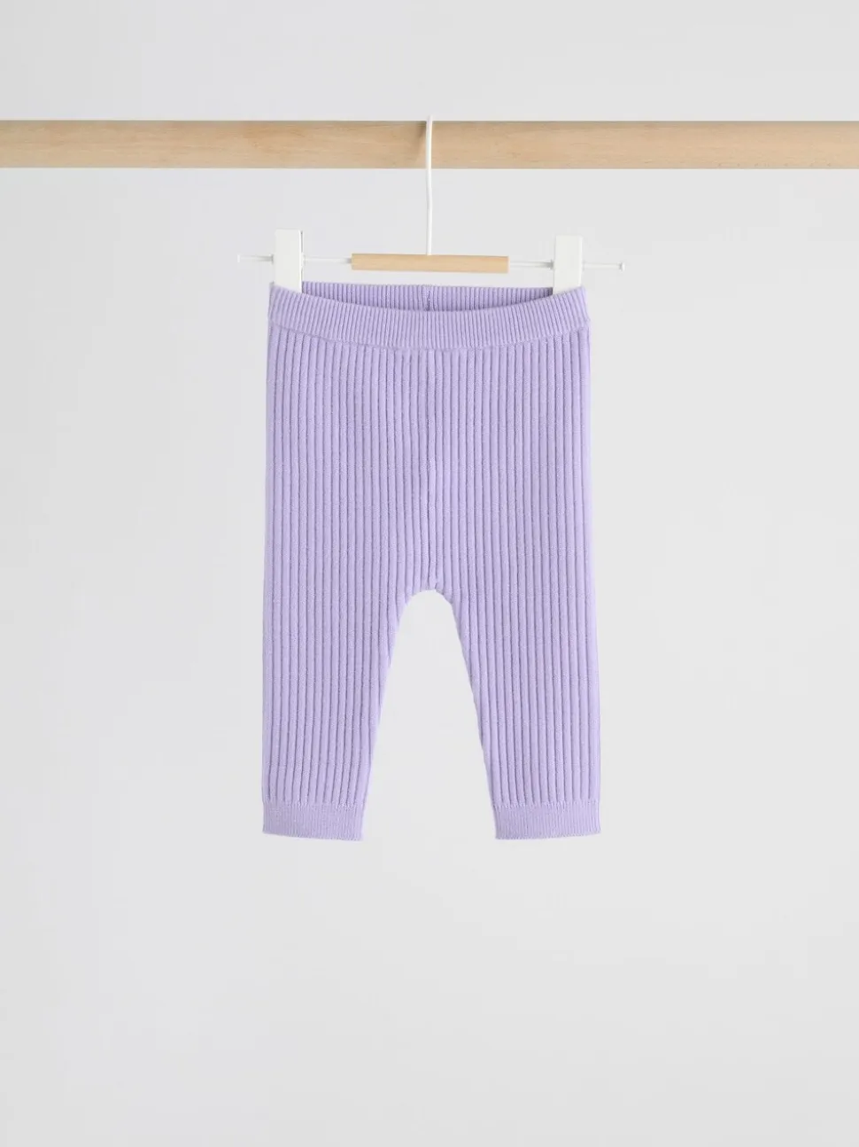 Paars - Gebreide babytrui en leggings set 2 -delig (0mnd -3jr)