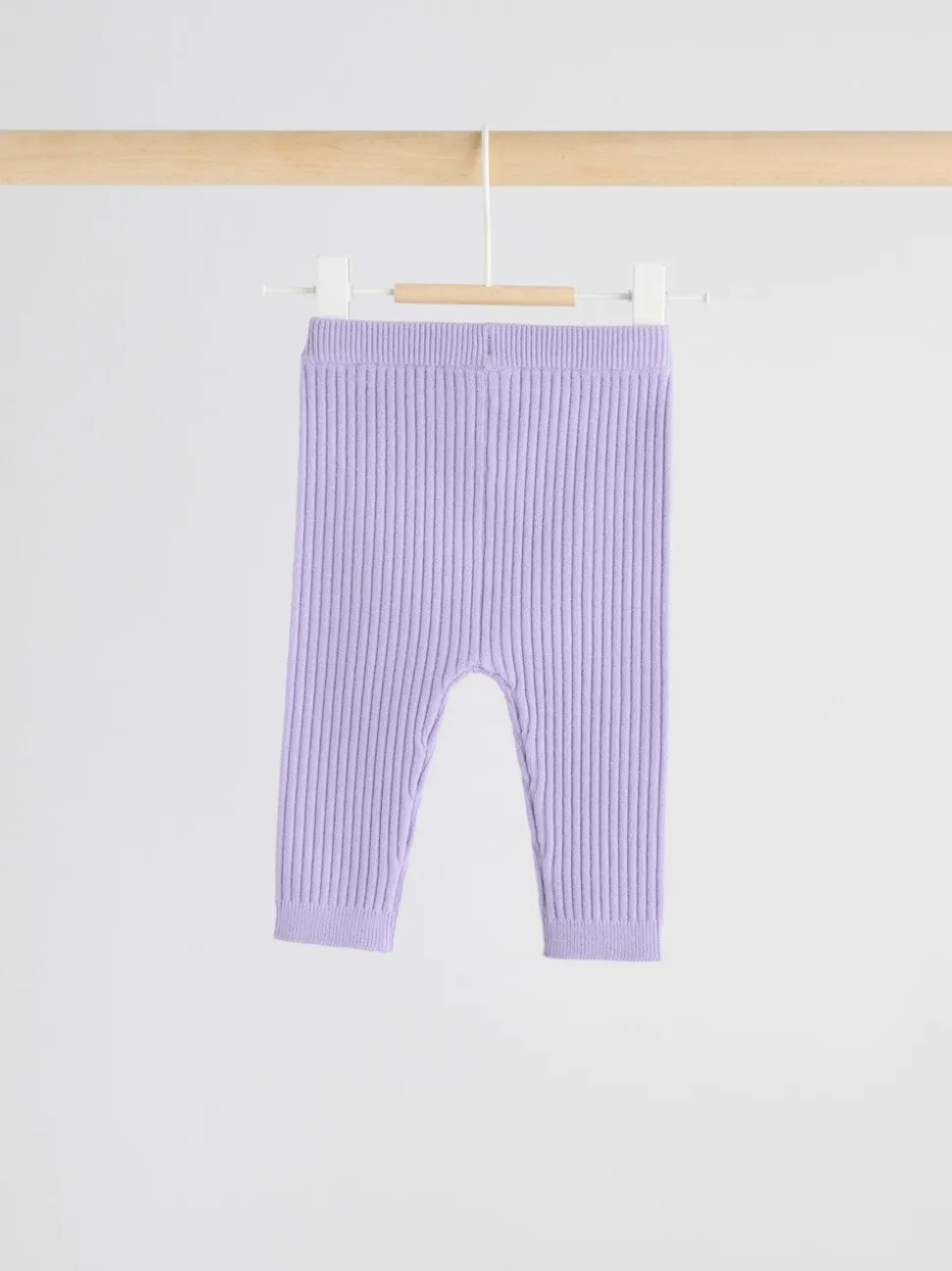Paars - Gebreide babytrui en leggings set 2 -delig (0mnd -3jr)