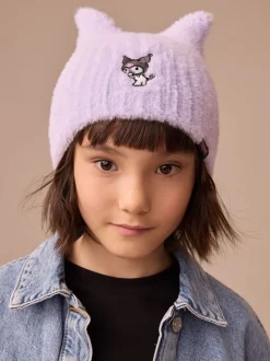 Paars - Hello Kitty Kuromi Beanie-muts (1-16jaar)