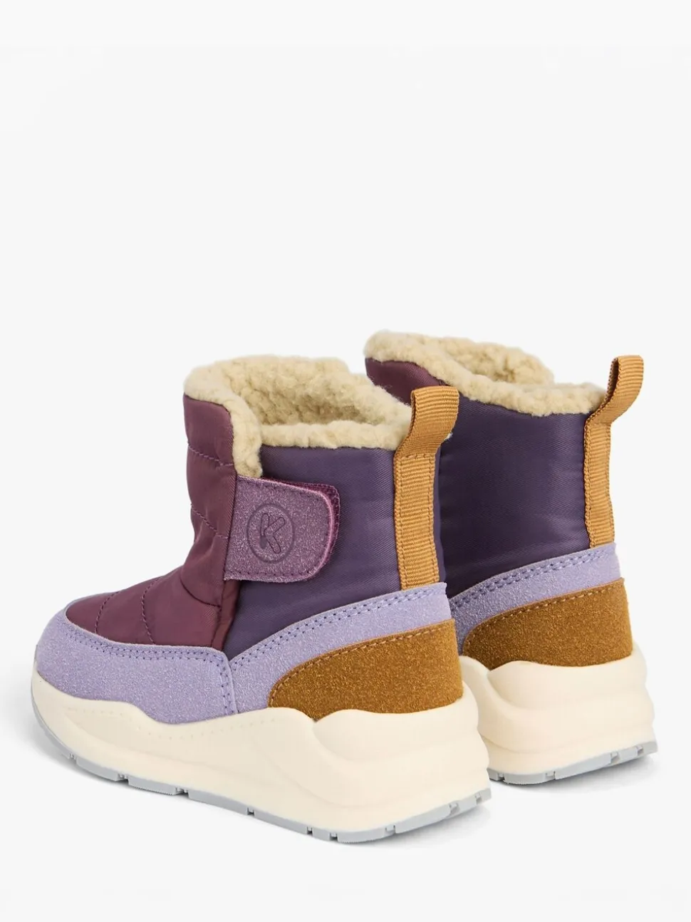 Paars - KIDLY by MORI Quilted Snow Boots