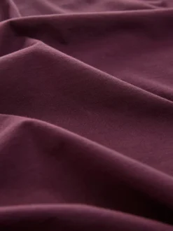 Paars - Normale Pasvorm - T-shirt met hert