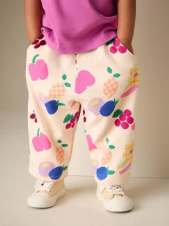 Paars - Short Sleeve T-Shirt and Joggers Barrel Set (3mths-7yrs)